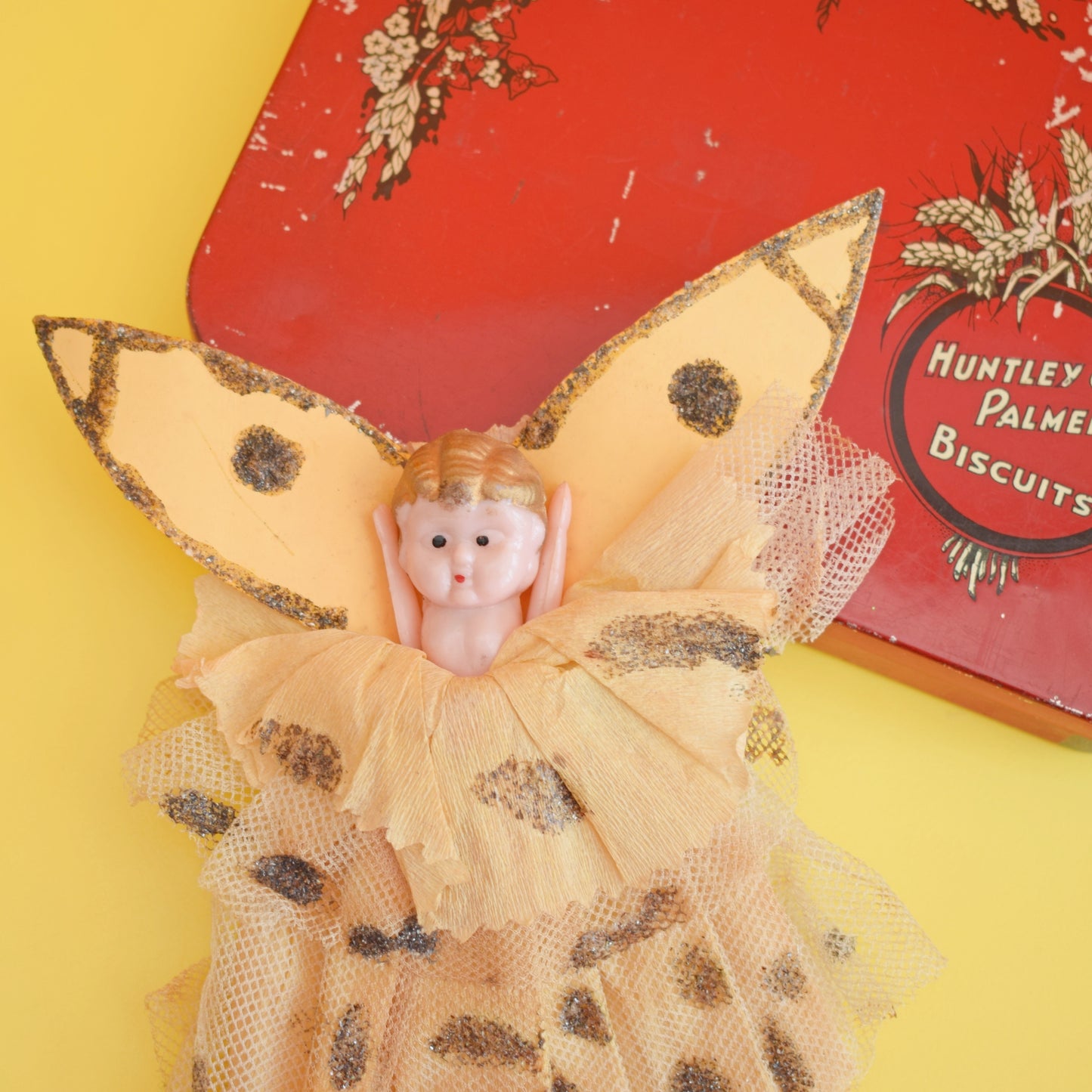 Vintage 1950s Christmas Fairy / Angel Tree Topper