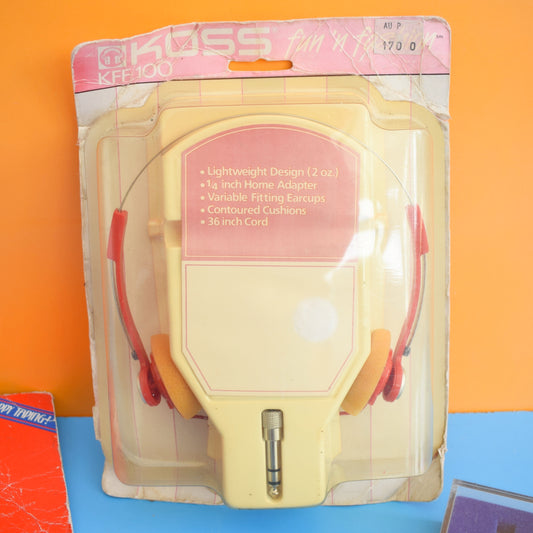 Vintage 1980s Koss KFF100 Headphones by Pineapple Retro