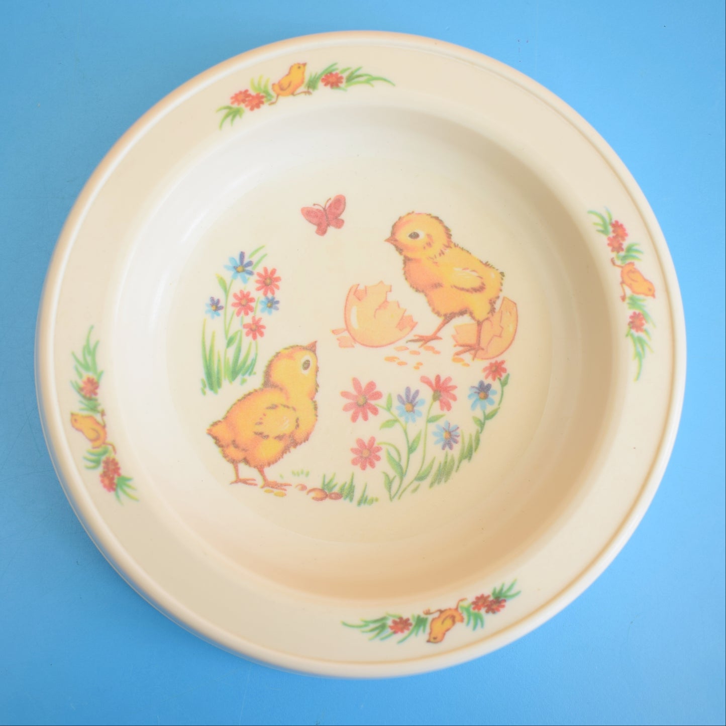 Vintage 1960s Baby Bowl- Permaware England- Chicks
