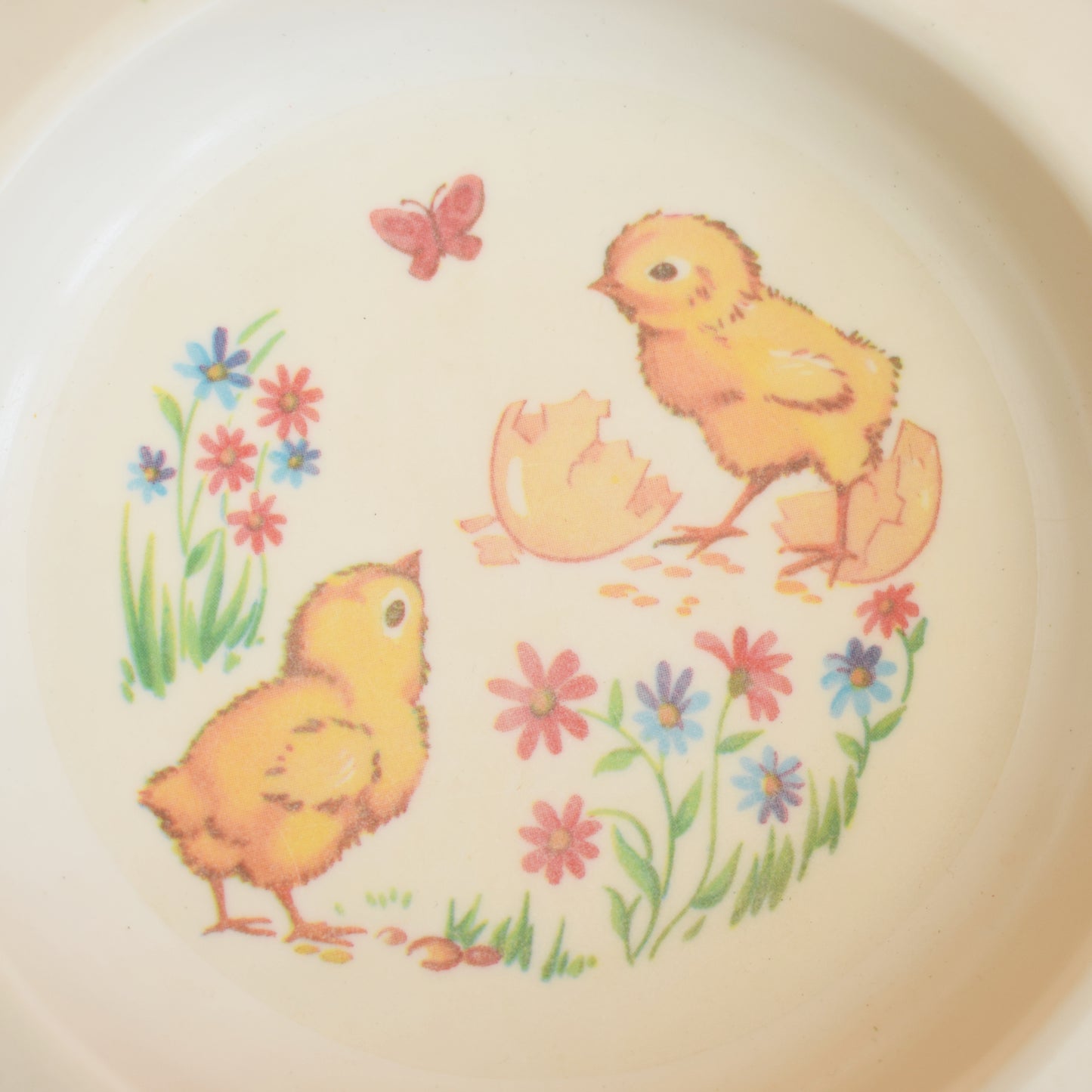 Vintage 1960s Baby Bowl- Permaware England- Chicks