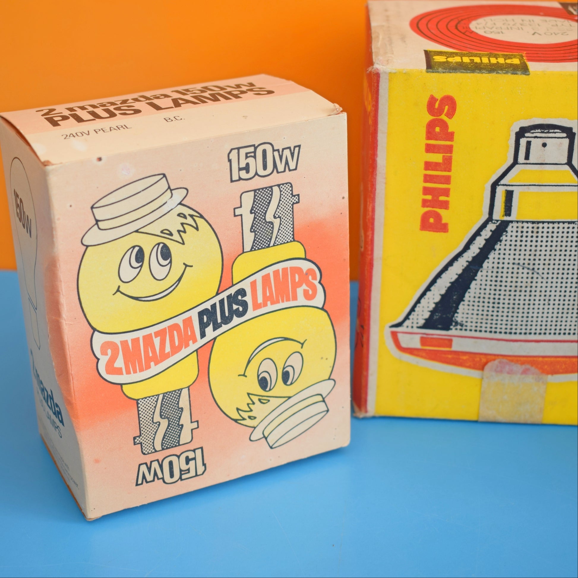 Vintage 1970s Light Bulbs - Unused Props by Pineapple Retro