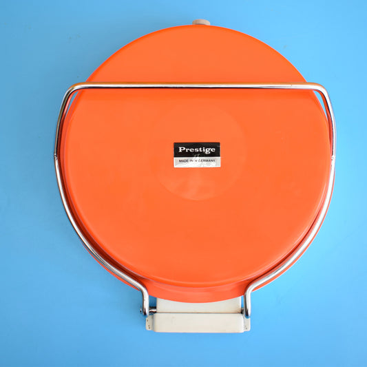 Vintage 1960s Wall Mount Folding Kitchen Scales - Orange by Vintage