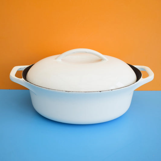 Vintage 1960s Enamel Casserole- Colorcast- Ireland by Vintage