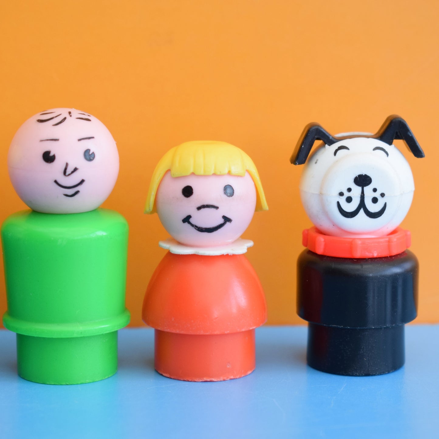 Vintage 1980s Fisher Price Little People Family