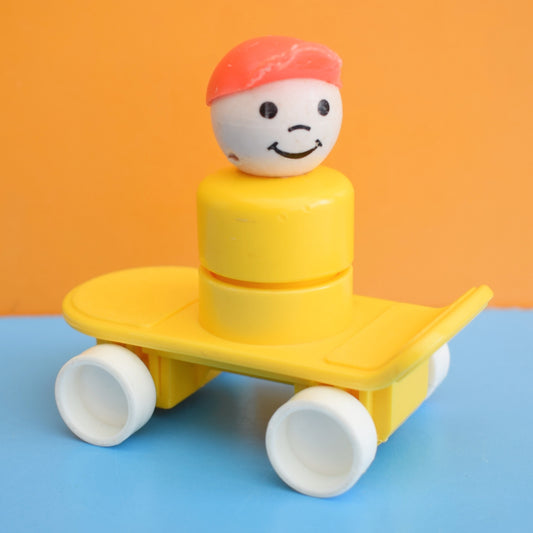 Vintage 1980s Fisher Price Skater Boy. by Pineapple Retro