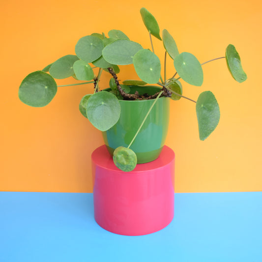 Retro Handmade Display Pedestal Stand- Pink Gloss by Pineapple Retro