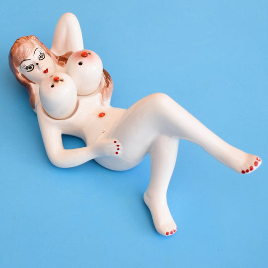 Vintage 1950s Naked Lady Salt & Pepper Set by Vintage