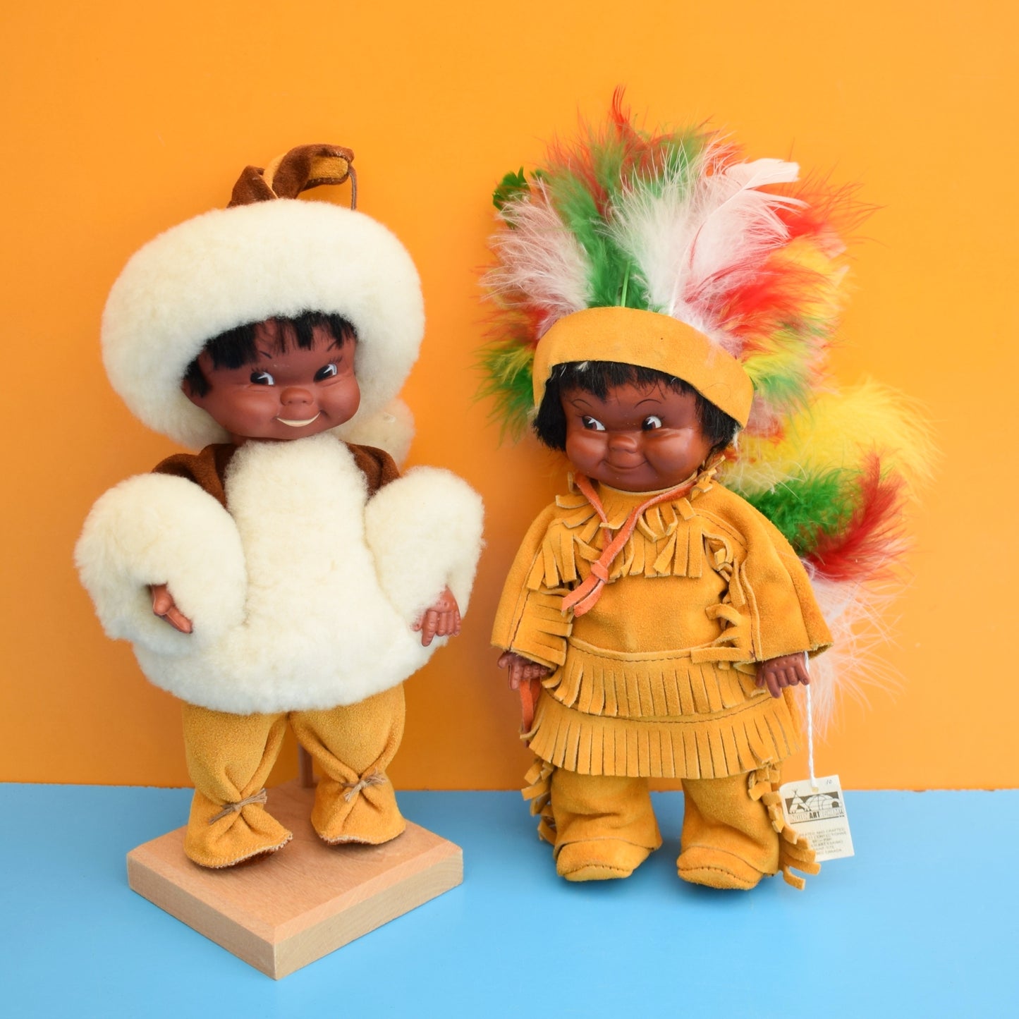 Vintage 1960s Dolls - Indien Art Eskimo Inc