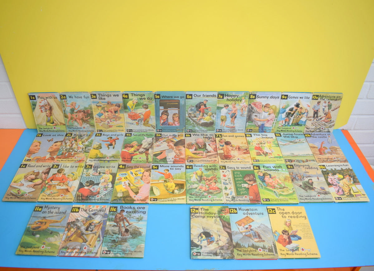Vintage Ladybird Books - Full Set of Key Word Reading Scheme Books