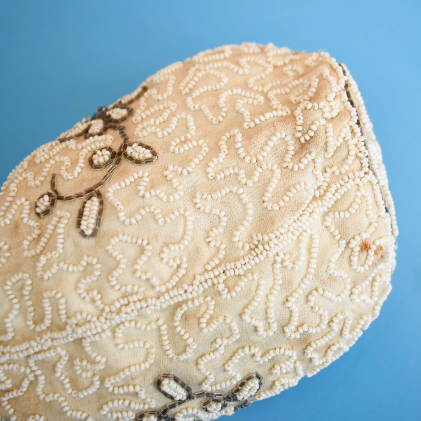 Vintage 1950s Beaded Evening Handbag / Pouch