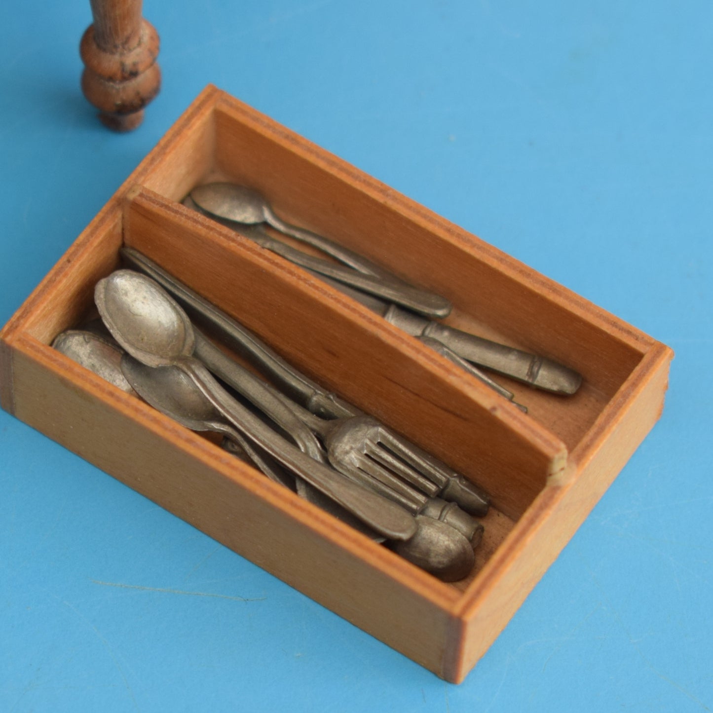 Vintage 1950s Wooden Dolls House Furniture Set . by Pineapple Retro