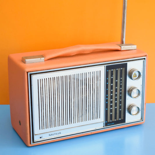 Vintage 1970s Nautilus Radio - Orange Vinyl