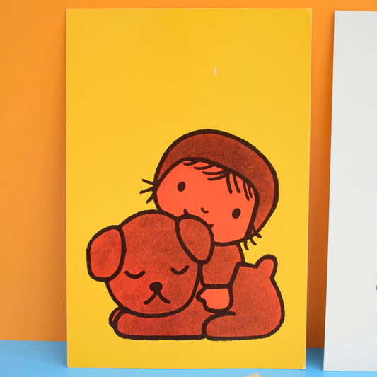 Vintage 1970s Dick Bruna / Miffy & Friends Large Postcards by Pineapple Retro
