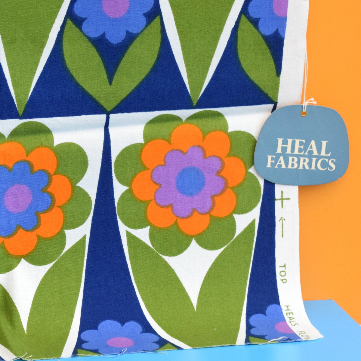 Vintage 1960s Fabric - Heals Flower Shop - Hans Jurgen