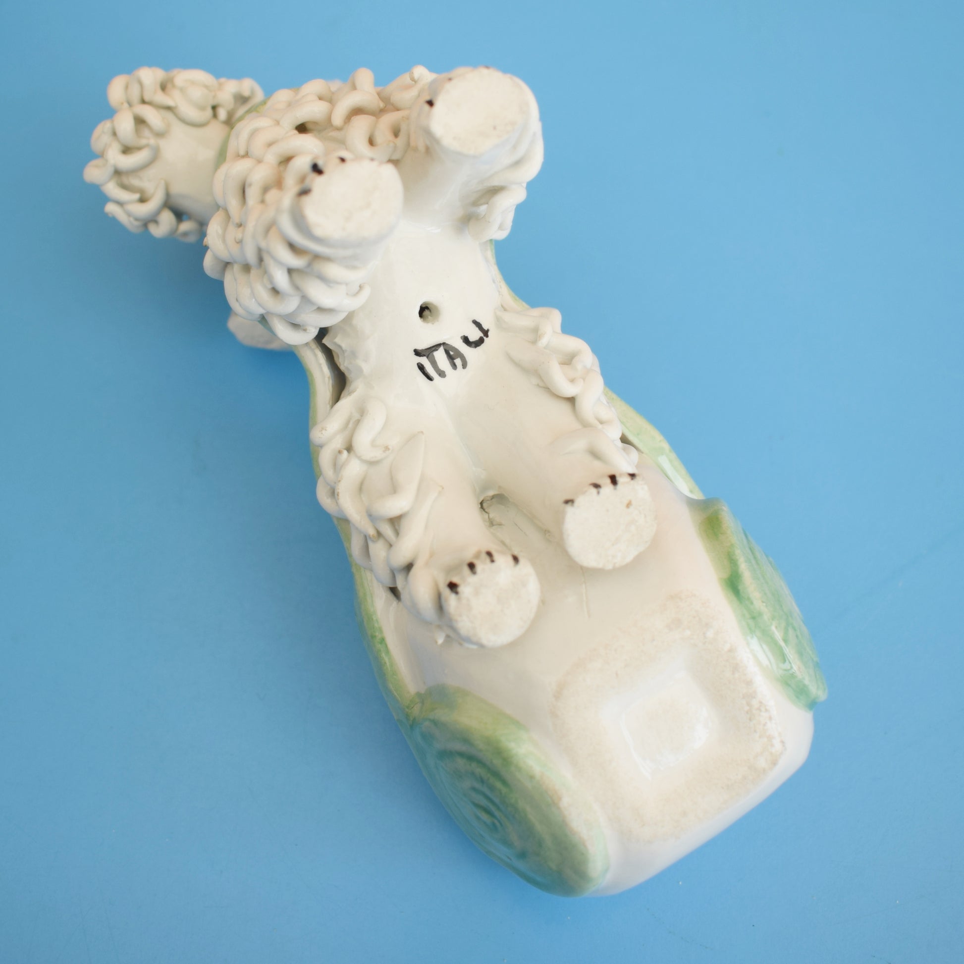 Vintage 1950s Italian Spaghetti Poodle Planter by Vintage