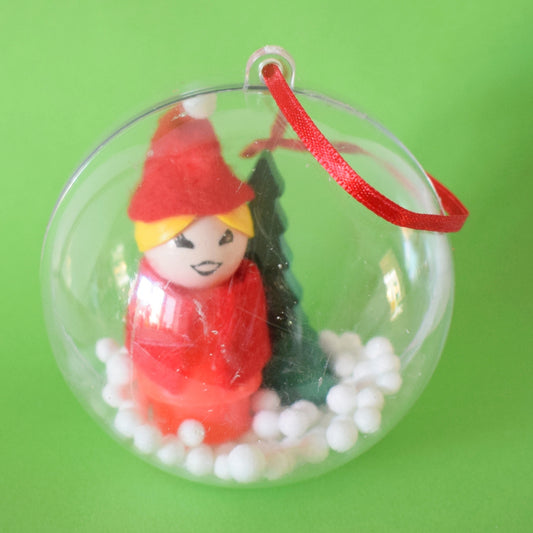 Vintage Fisher Price Figure Christmas Decorations