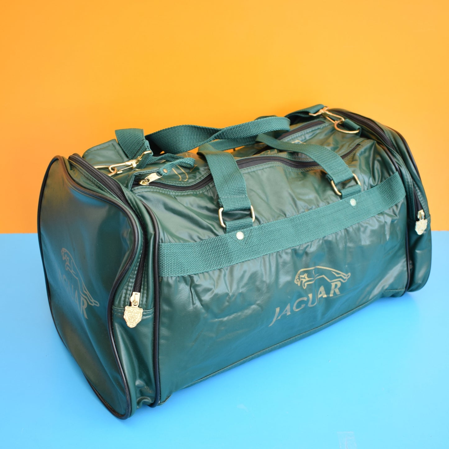 Vintage 1980s Overnight Bag / Holdall - Jaguar – Pineapple Retro