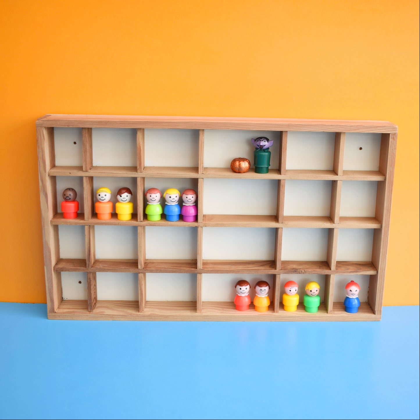 Vintage 1990s Wooden Display Unit - Ikea .