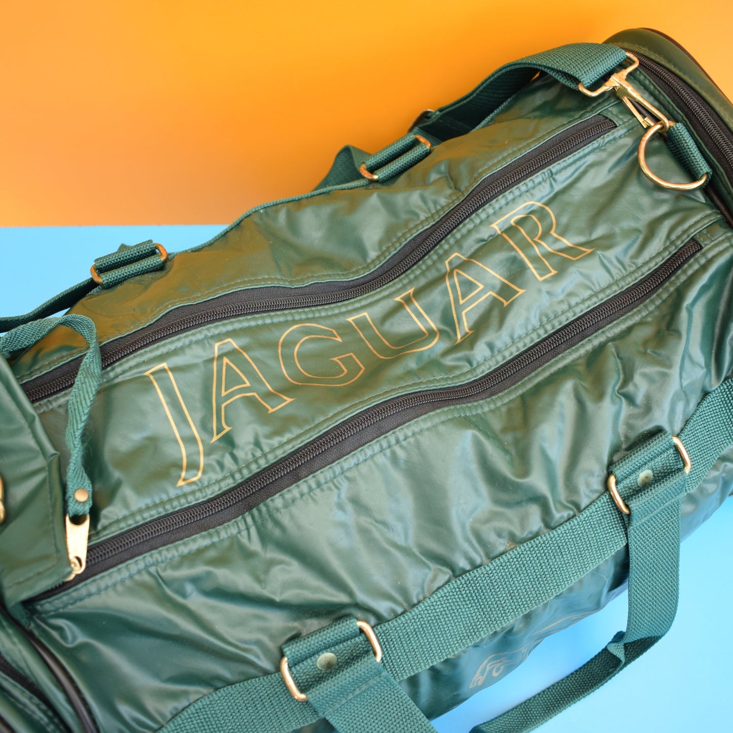 Vintage 1980s Overnight Bag / Holdall - Jaguar