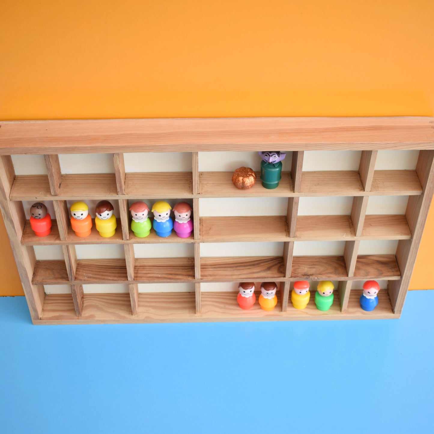 Vintage 1990s Wooden Display Unit - Ikea .