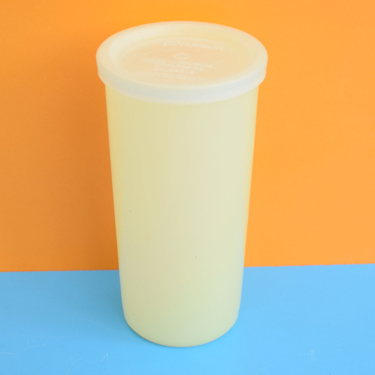 Vintage 1960s Plastic Tupperware Beakers - Pastel Shades