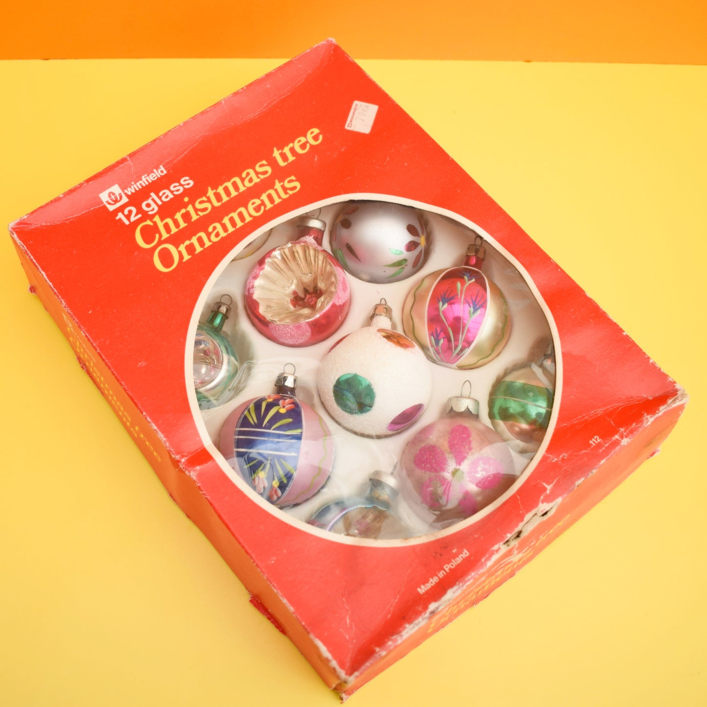 Vintage 1960s Glass Christmas Baubles - Lovely