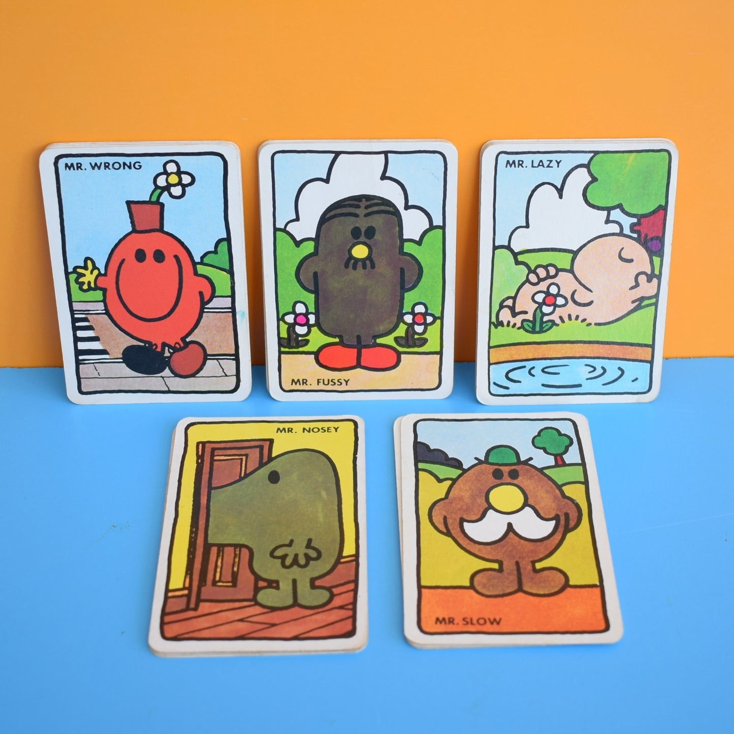 Vintage 1970s Mr Men Card Games by Pineapple Retro