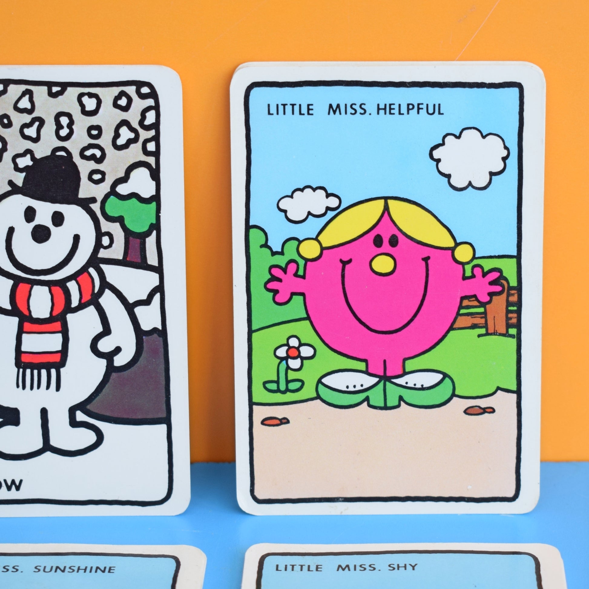 Vintage 1970s Mr Men Card Games by Pineapple Retro