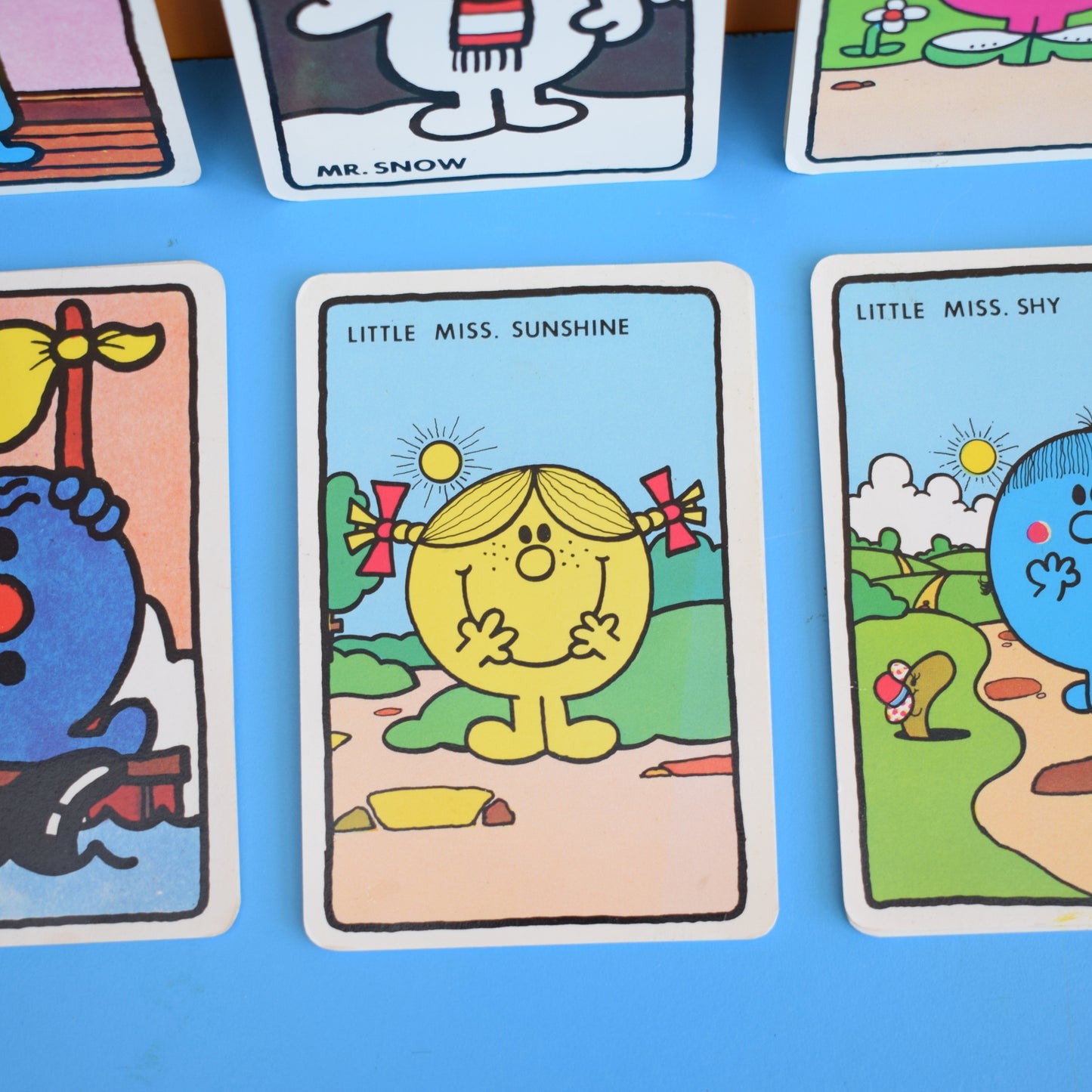 Vintage 1970s Mr Men Card Games by Pineapple Retro