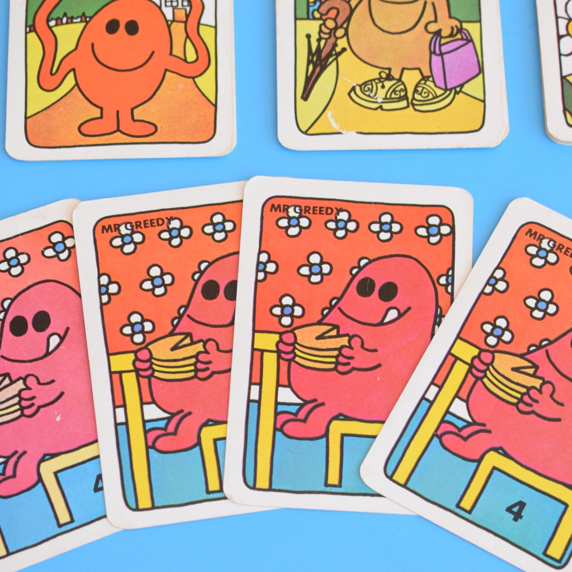 Vintage 1970s Mr Men Card Games by Pineapple Retro
