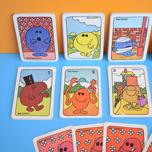 Vintage 1970s Mr Men Card Games by Pineapple Retro