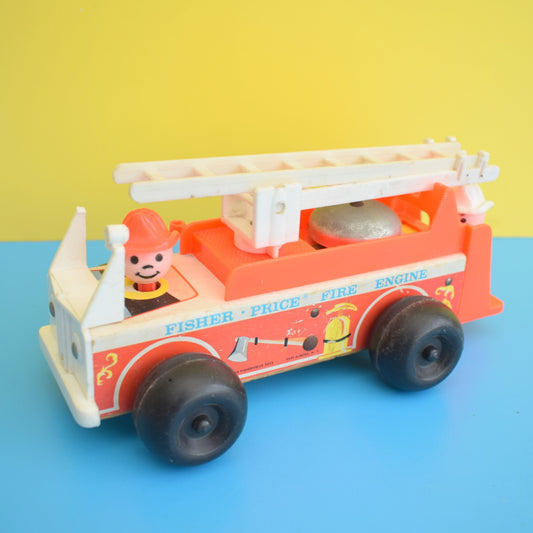 Vintage 1980s Fisher Price - Fire Engine - Classic Toy
