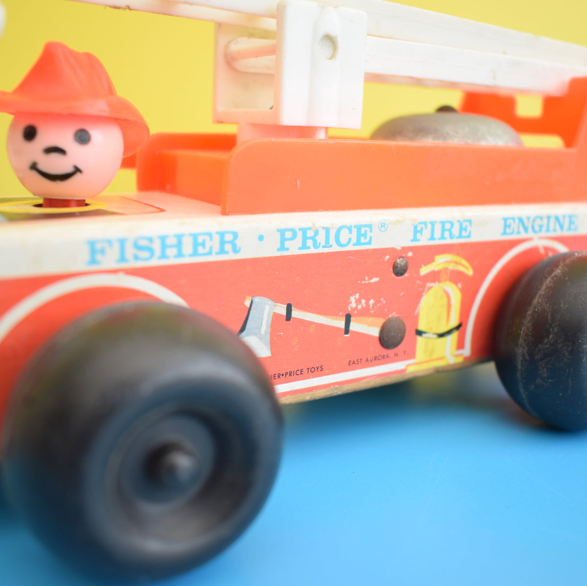 Vintage 1980s Fisher Price - Fire Engine - Classic Toy