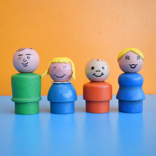 Vintage 1970s Fisher Price Little People Family by Pineapple Retro