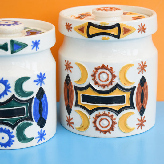 Vintage 1960s Portmeirion Samarkand Jars by Vintage