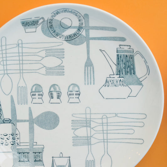 Vintage 1960s Kitsch Barker Bros Plates - Fiesta x6 by Vintage