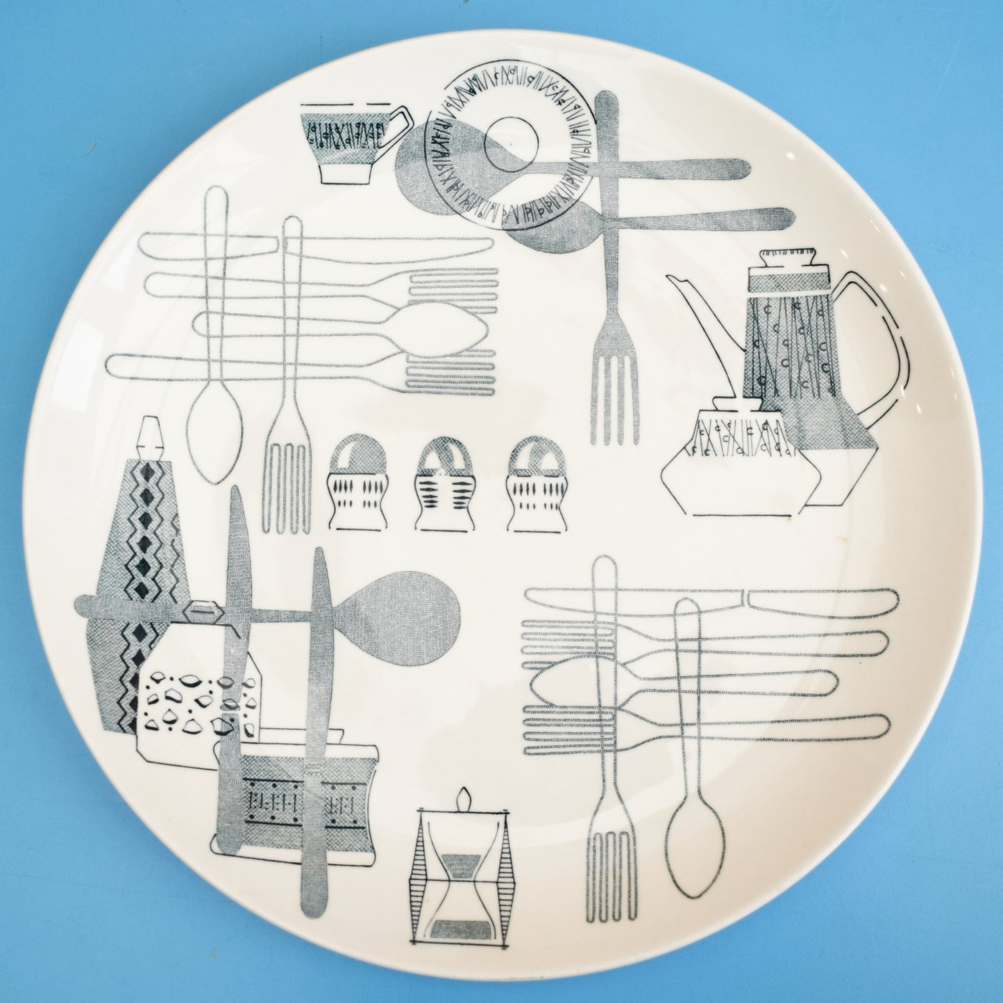 Vintage 1960s Kitsch Barker Bros Plates - Fiesta x6 by Vintage