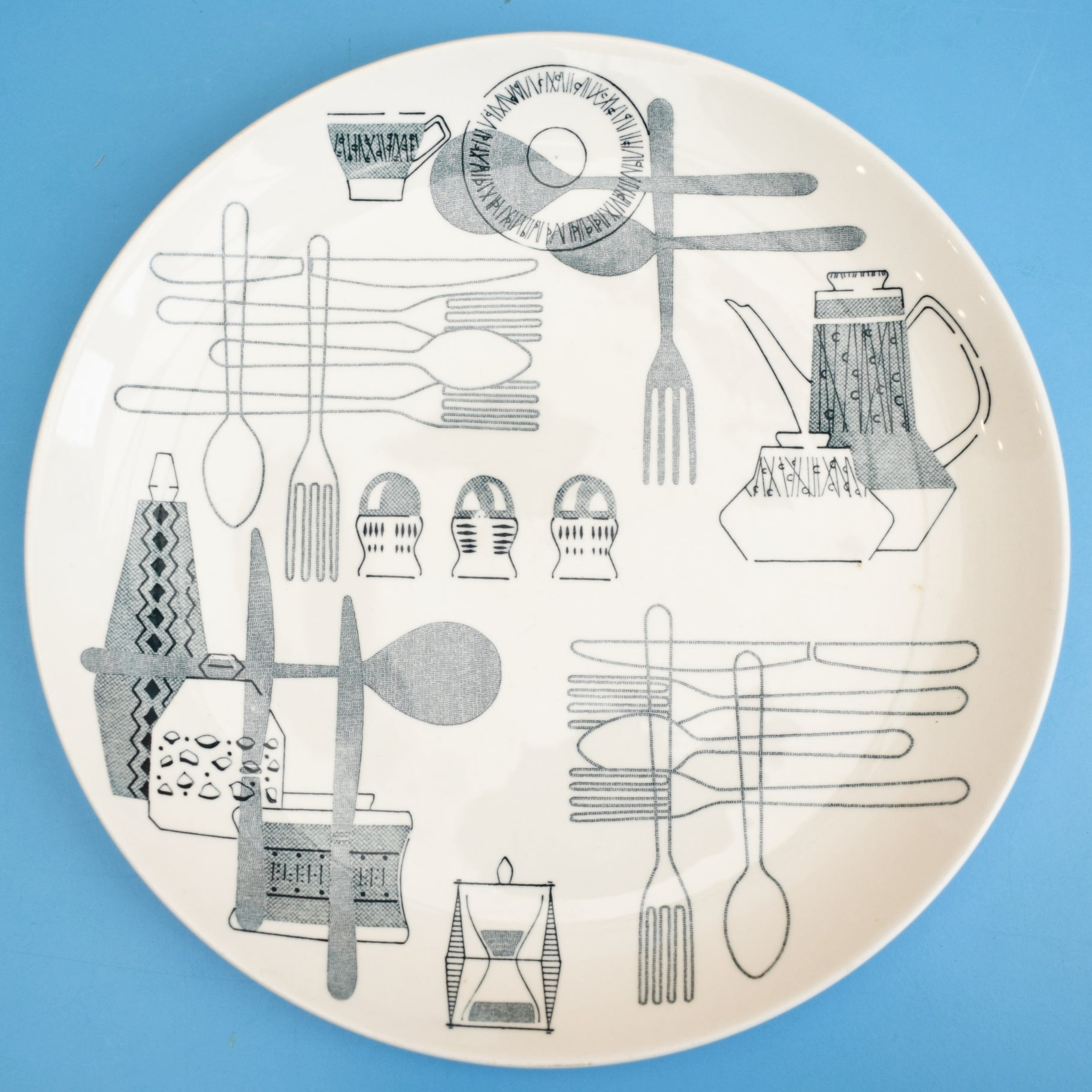 Vintage 1960s Kitsch Barker Bros Plates - Fiesta x6 by Vintage