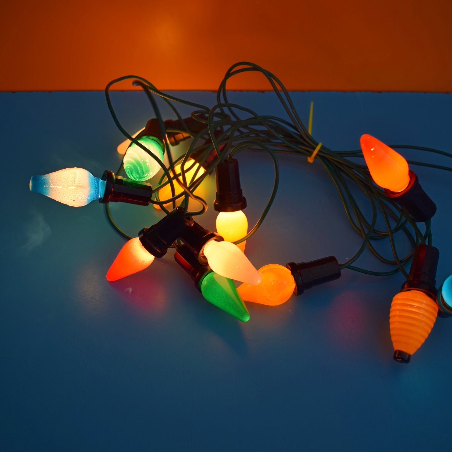 Vintage 1950s Christmas Lights- Classic Mix