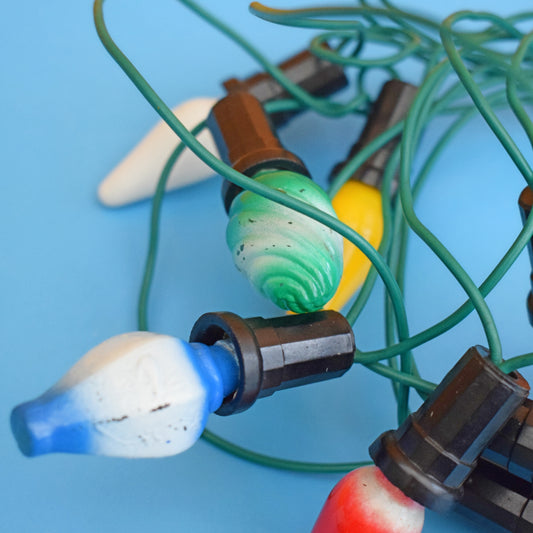 Vintage 1950s Christmas Lights- Classic Mix