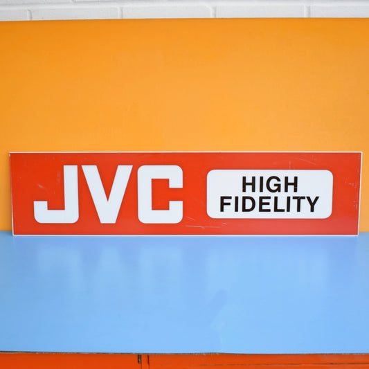 Vintage 1990s JVC Advertising Sign