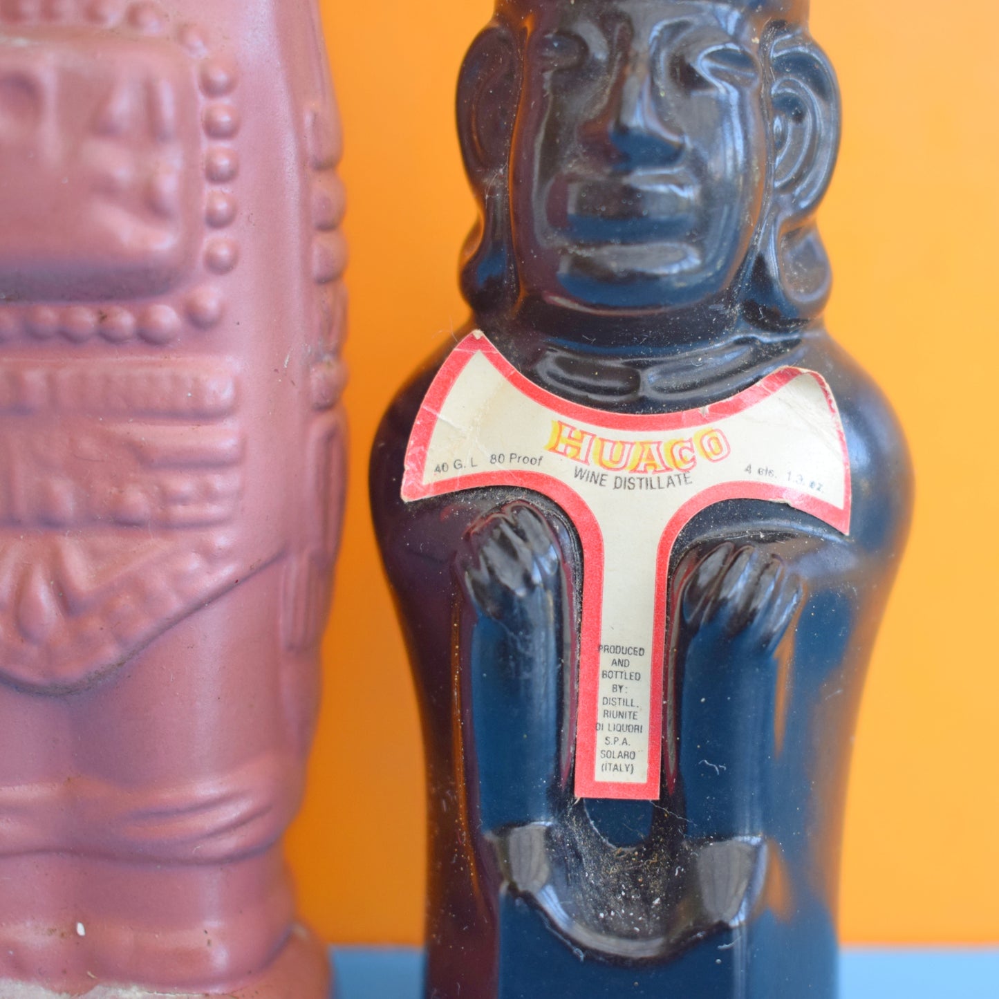 Vintage 1960s Tiki Bottle Miniatures - Display by Pineapple Retro