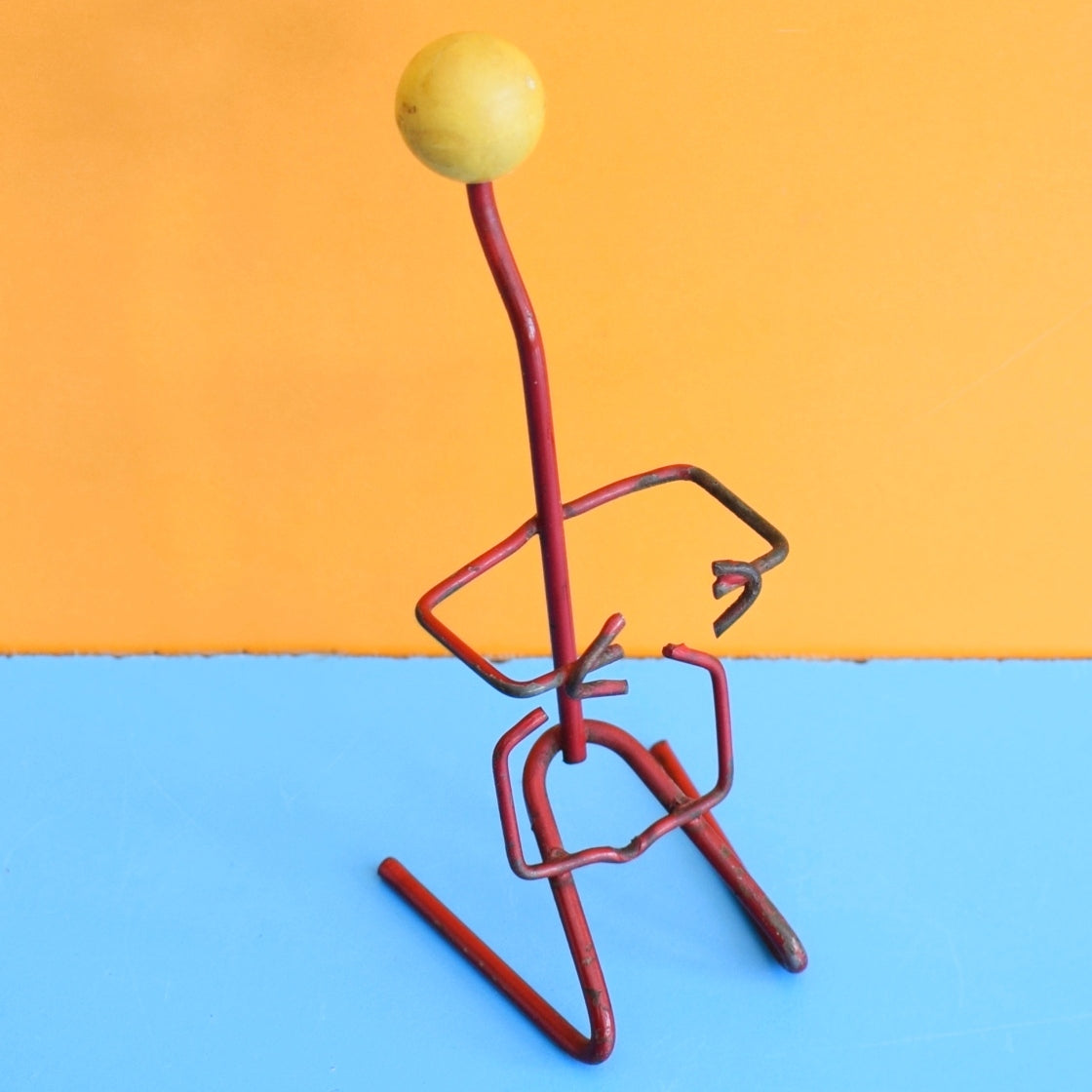 Vintage 1950s Matchbox Holder Man -Red by Pineapple Retro