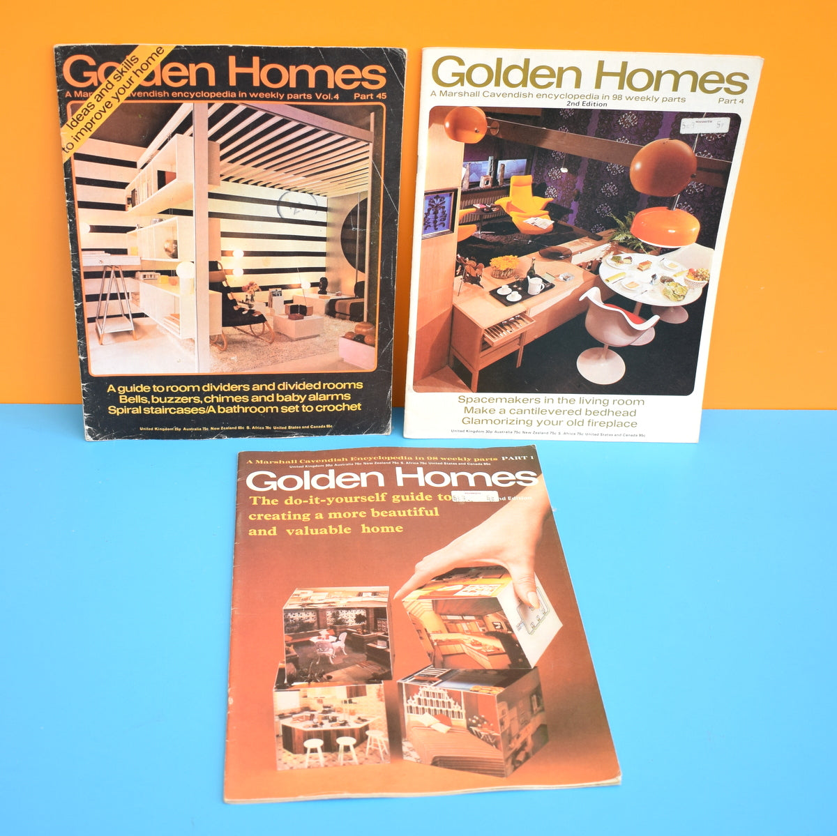 Vintage 1970s Golden Homes Magazine  - 1974