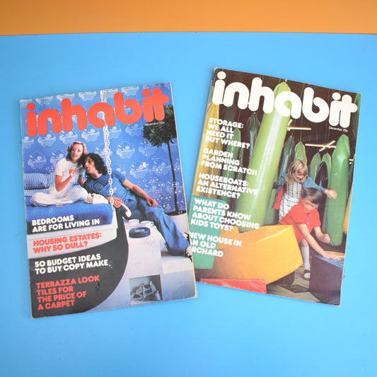 Vintage 1970s Inhabit Magazine - 1973 by Pineapple Retro