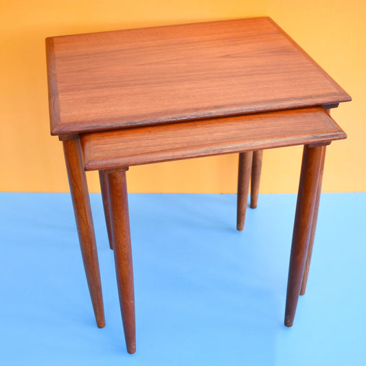 Vintage 1960s Danish Teak Side Tables by Pineapple Retro