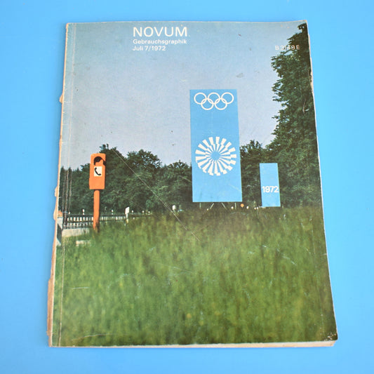 Vintage 1970s International Advertising Art Magazine - 1972 by Pineapple Retro