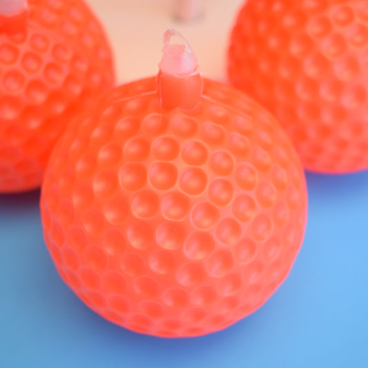 Vintage 1970s Large Plastic Ball Baubles by Pineapple Retro