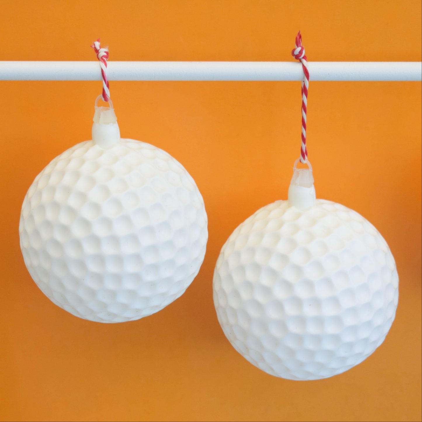 Vintage 1970s Large Plastic Ball Baubles