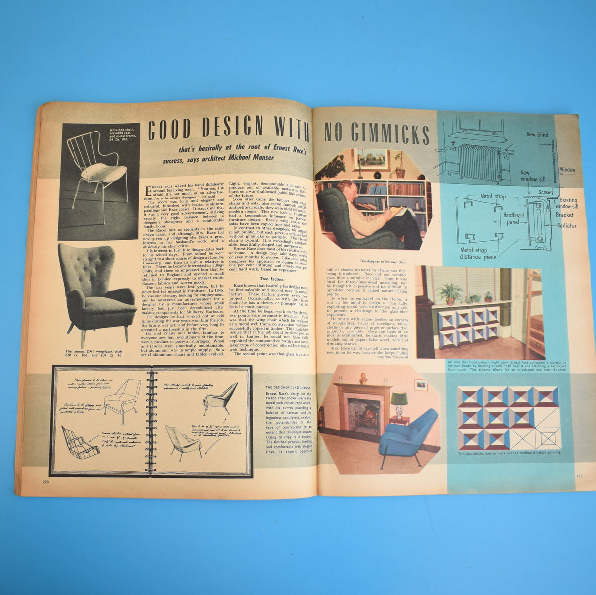 Vintage 1960s Ideal Home / Practical Householder Magazines - 1964/65